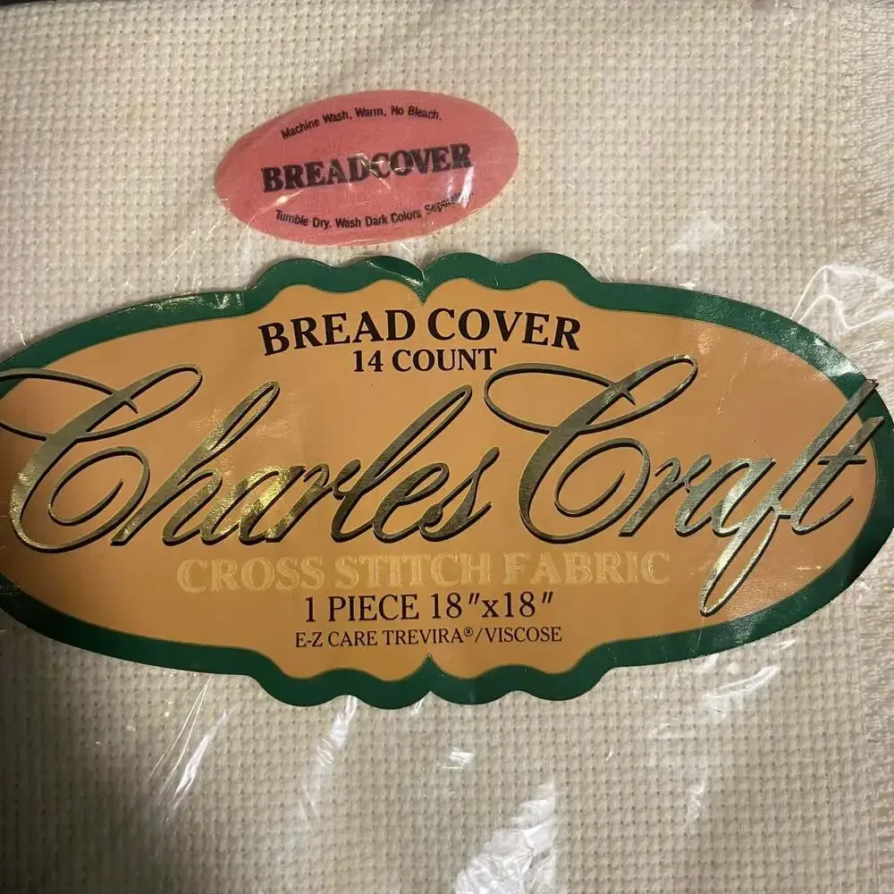 Charles Craft Bread Cover 14 Count Cross Stitch Fabric 1 piece 18